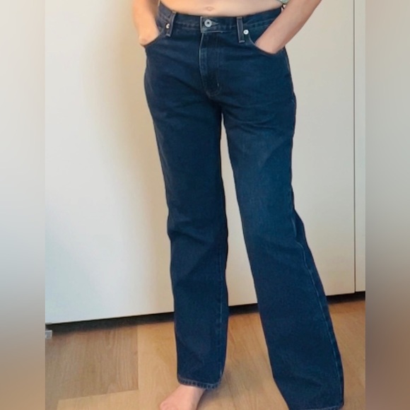 Express Blues High Waisted BootCut Mom Jeans sz 10 - Picture 6 of 9